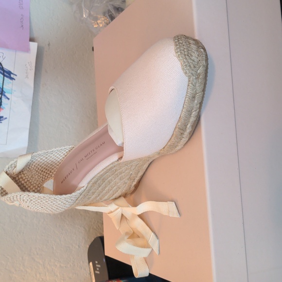 NWT Margaux x Gal Meets Glam 42.5 M Blush Pink Espadrilles 11.5 - Picture 3 of 9